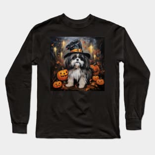 Shih Tzu Halloween Long Sleeve T-Shirt